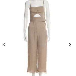 Elegant Tan Jumpsuit